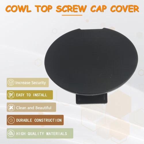 2Pcs Windscreen Wiper Cowl Screw Cap Cover Black for Honda Civic 2006-2011 - Bild 6 von 10