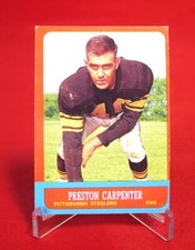 Preston Carpenter TOPPS Football Card 1963 #126 NFL EX-NM (1)