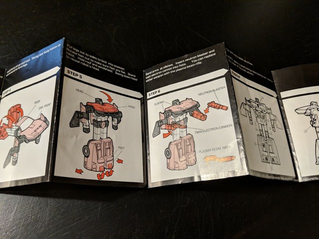 Vintage G1 TRANSFORMERS Paperwork: Omnibot Overdrive Instructions | eBay