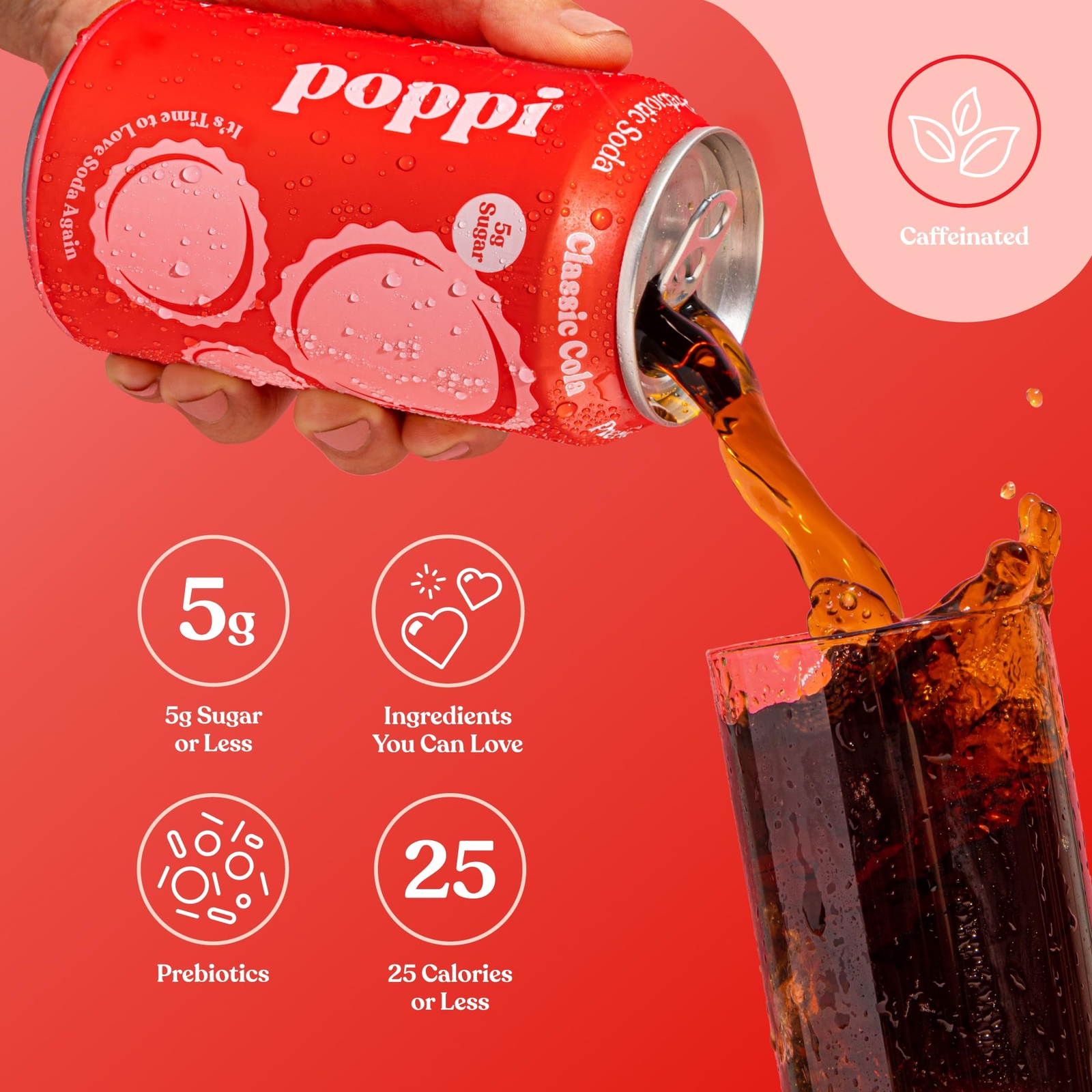 Poppi Sparkling Prebiotic Soda with Apple Cider Vinegar Seltzer Water