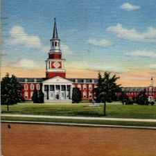 1952 Campus Scene College, High Point, North Carolina Linen J B Armstrong