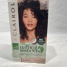 Clairol Natural Instincts Semi-Permanent Hair Color 4 Dark Brown One Application