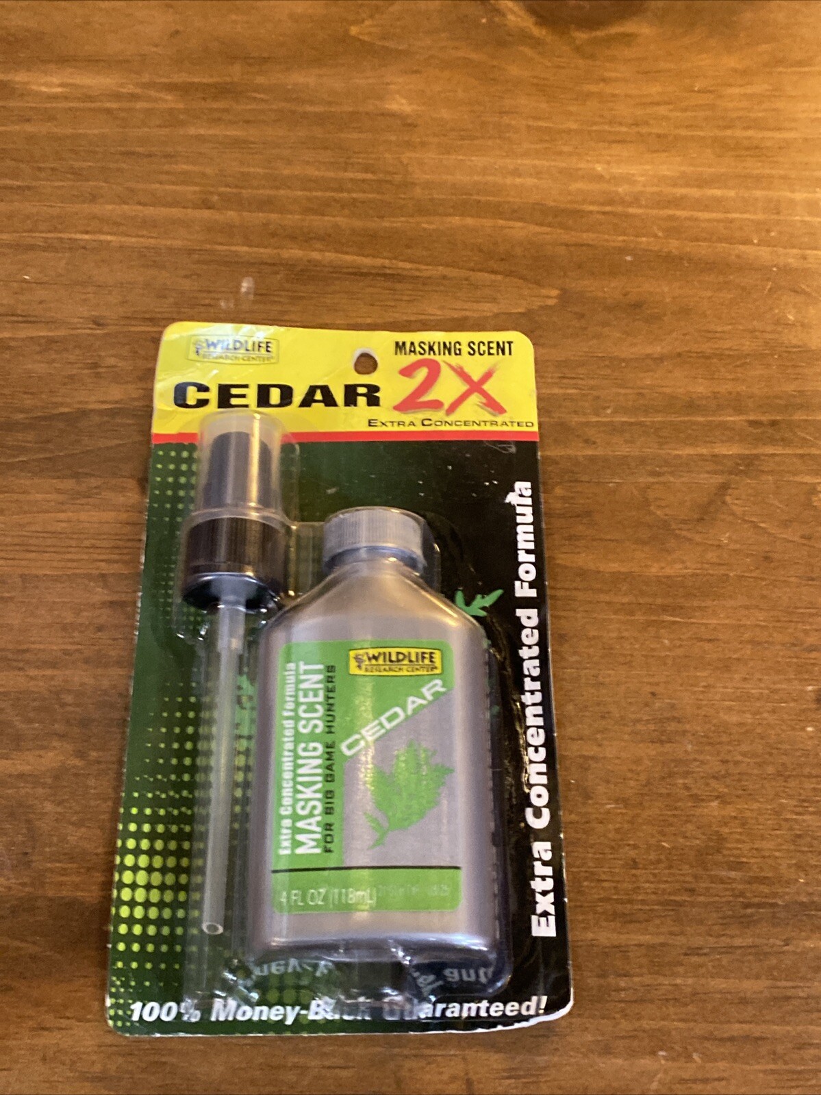Wildlife Research Center Scent X-Tra Concentrated Cedar 4ozSpray Bottle 5334 New