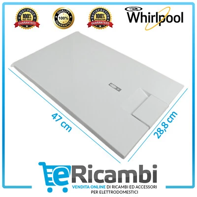 Sportello Porta Frigo Congelatore Whirlpool 47X28,8X4,5cm Originale 481244079243