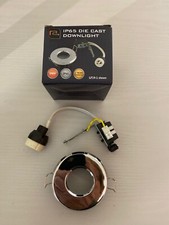 6 x Brand New Red Arrow IP65 Chrome LED GU10 Downlights