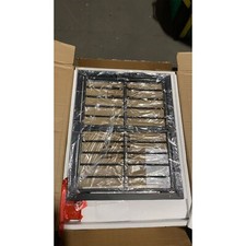 Pre-Owned 31.4'' Dog Crate Furniture Wood Dog Kennel Adjustable 360  Bowls Brown