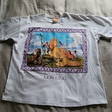 Vtg 90s Disney Lion King T-Shirt Women Sz XL Single Stitch Screen Print