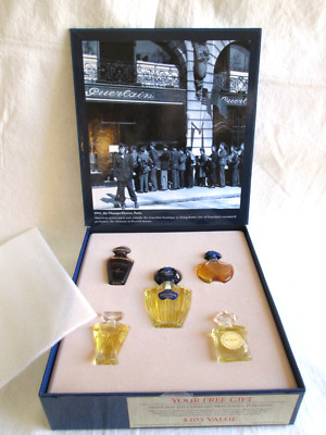 Guerlain Vintage Mini Set Shalimar Perfume Samsara Champs Elysees Mitsouko