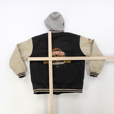 Rare VTG THE DISNEY STORE Tigger Original Denim Varsity Jacket 90s