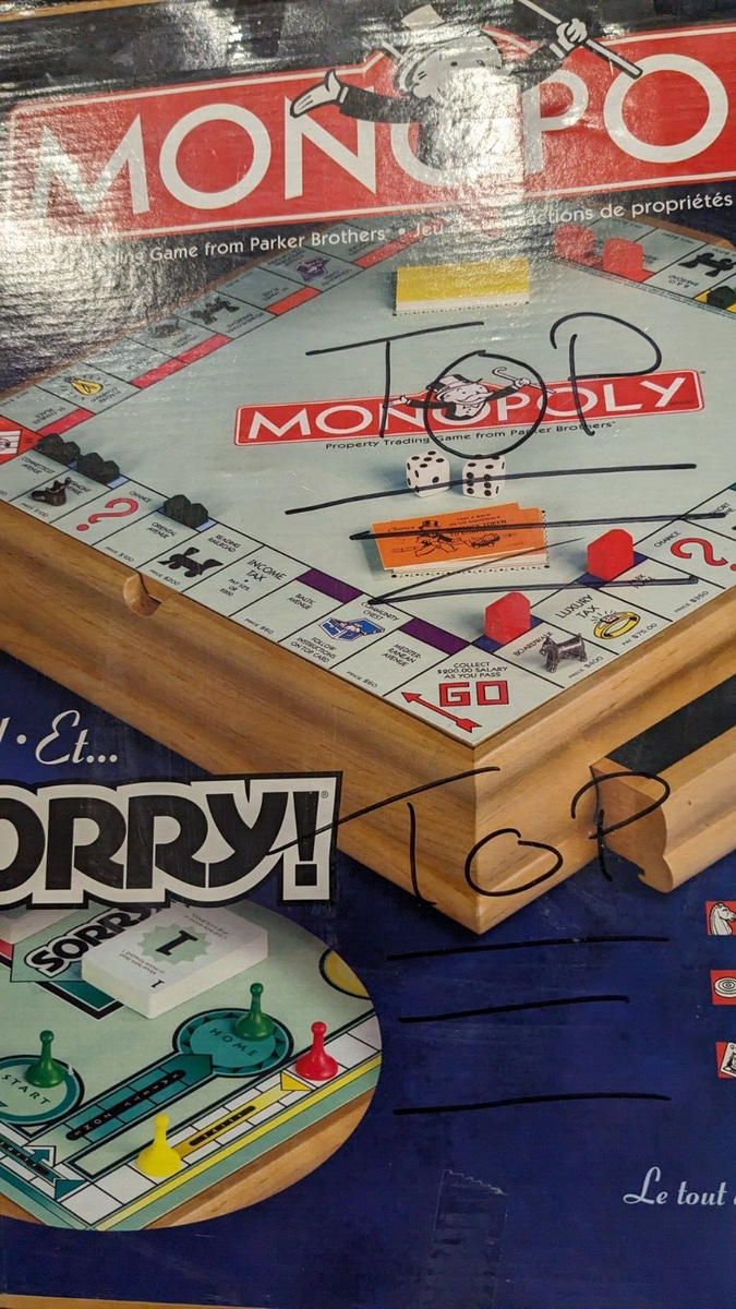 Parker Brothers Monopoly and sorry!Plus 6 Classic Games in a Solid