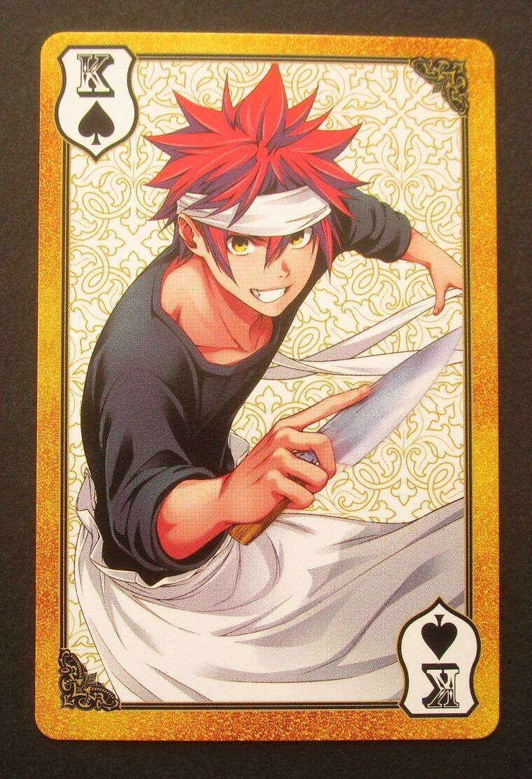 Food Wars! Shokugeki no Soma Yukihira Playing Card Shonen Jump