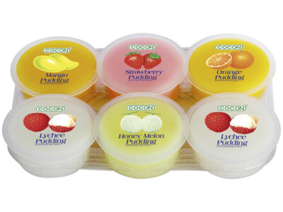 COCON Dessert mit Kokosnuss-Gel 480g | Pudding mit Nata de Coco Fruchtgeschmack