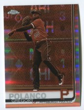 2019 Topps Chrome SEPIA REFRACTOR Parallel #159 Gregory Polanco