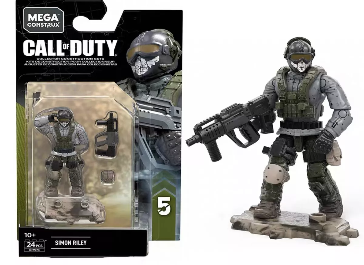 Mega Bloks Construx Call of Duty Simon Ghost Riley