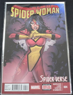 Spider-Woman 4 2015 Series Land Cover Comic VF-NM