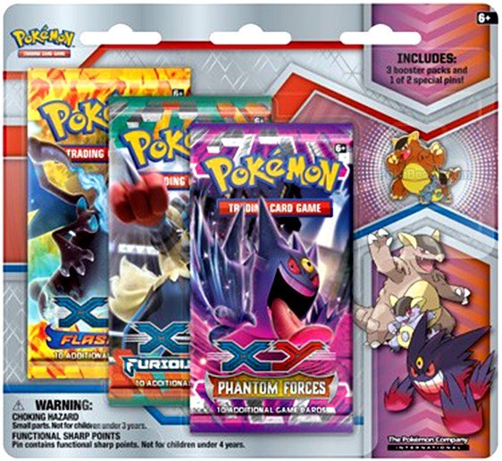 Pokemon XY Mega Kangaskhan Pin Collection with Mega Evolution