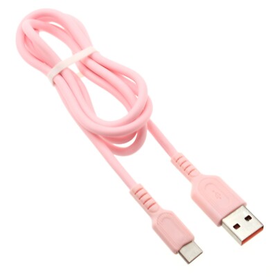 For Galaxy Tab S7/S8/S9/Plus Pink 3ft USB-C Cable Charger Cord Power Wire