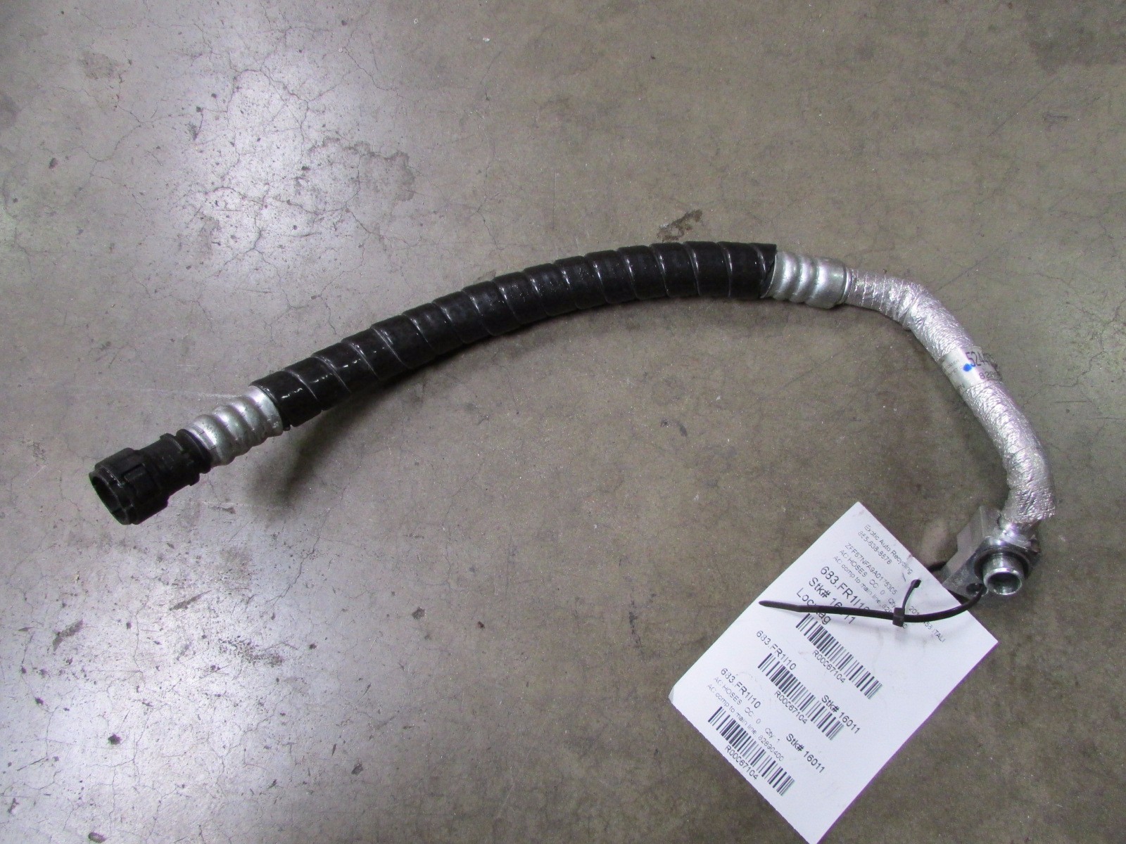Ferrari 458 Italia, AC Compressor To Main Line Hose, Used, P/N 82890400