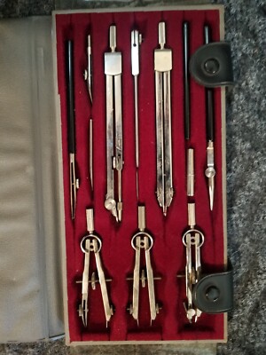 ALPHA Engineering Architect Drafting Set, Bavaria, Germany - c. 1959