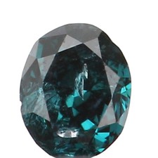 Natural Loose Diamond Oval Blue Color SI2 Clarity 2.60 MM 0.06 Ct N8015