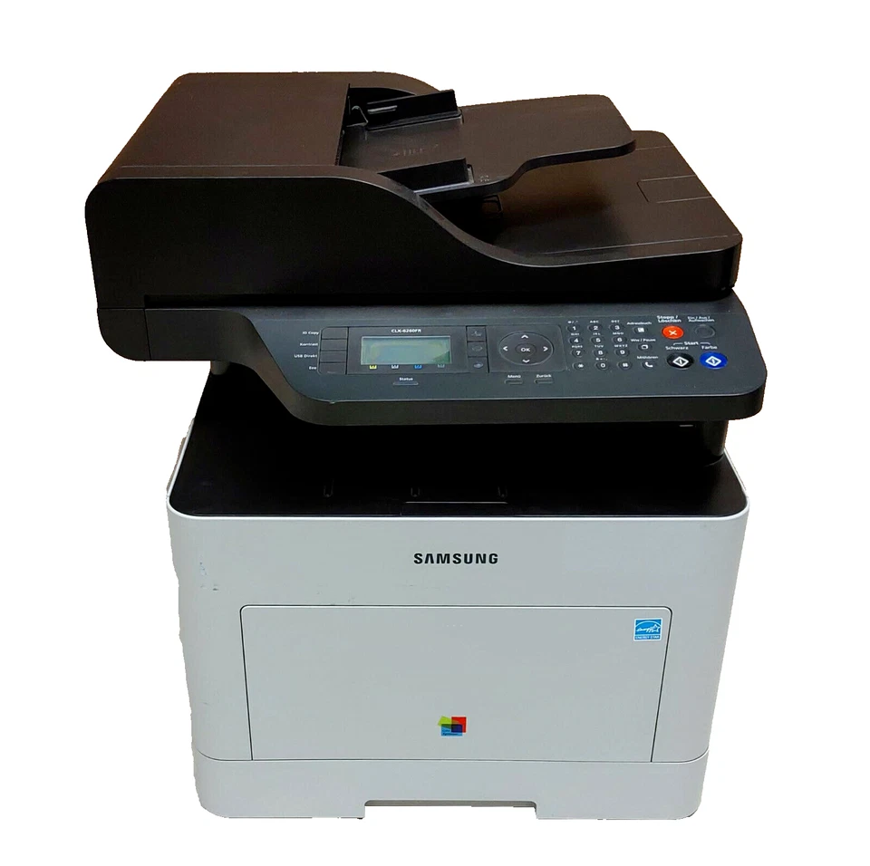 Samsung CLX-6260FR Laser Farbig USB LAN Fax Duplex unter 29000 Seiten, Resttoner - Bild 2 von 2