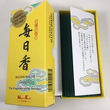 Japanese Nippon Kodo MAINICHIKOH Sandalwood Incense Made in Japan Net Wt. 2.5 oz