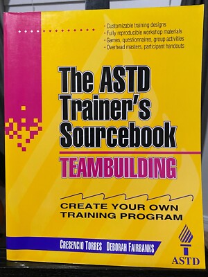 McGraw-Hill Training: Teambuilding: The ASTD Trainer's Sourcebook - Very Good
