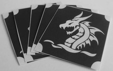 bm247 GLITTERTATTOO 10 x stencil chinese dragon must have glitter tattoo L K 