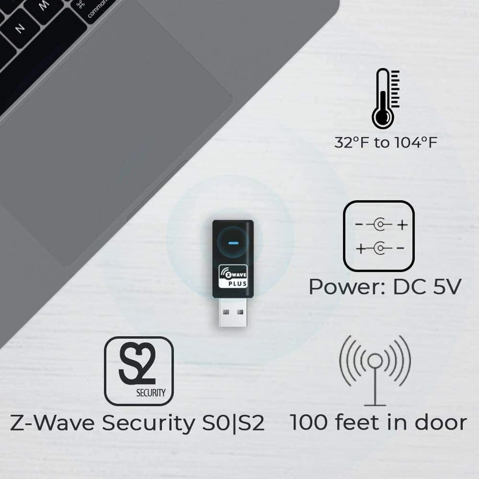 Z-WAVE USB Gateway Controller for Smart Home Connectivity and Wireless Net Contr - Image 3 of 4