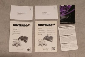 Nintendo Lot of NES/SNES/64/GameCube/Gameboy poster, Manual, Demo And More