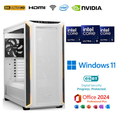 Videoschnitt PC Ultra 9 285k RTX 5060 4000GB SSD 4TB HDD 16GB RAM Windows 11 w