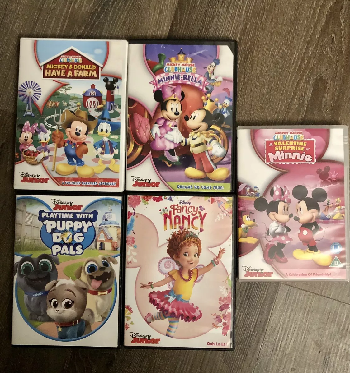 MICKEY MOUSE CLUBHOUSE 5 DVD Collection Walt Disney LOT of 5, Minnie