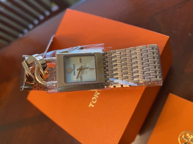 Tory Burch Surrey Watch Rose Gold Tone Stainless Steel 22 x 