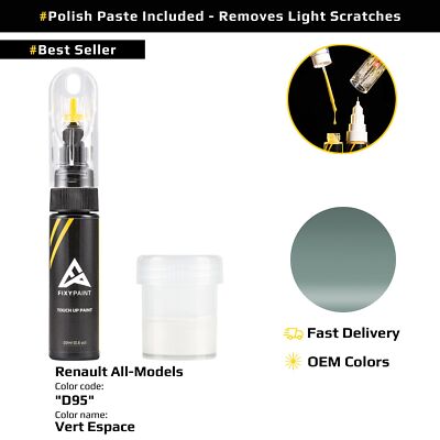 Touch up Paint for Renault All Models Code: D95 Vert Espace