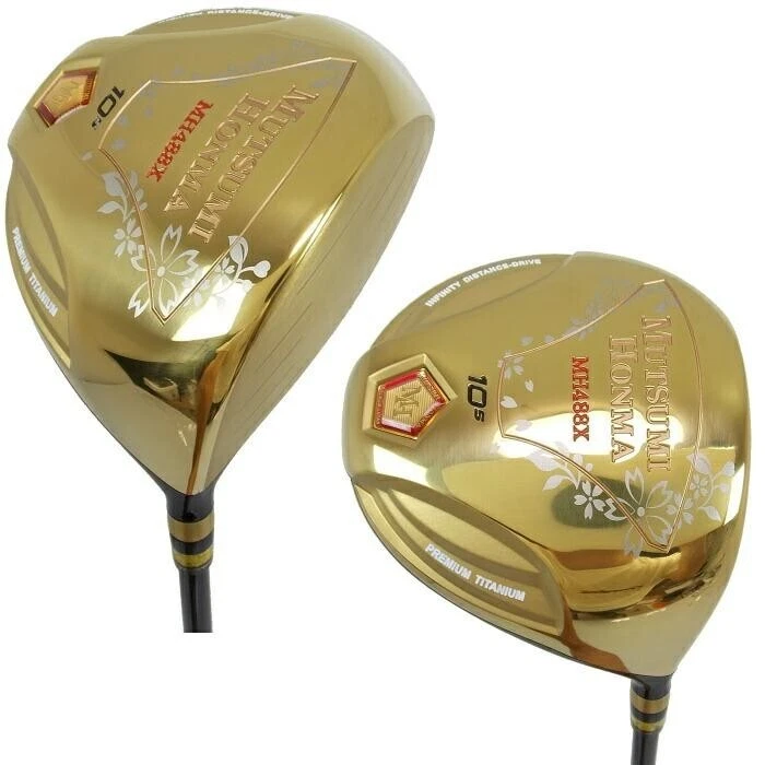 Mutsumi Honma Golf Club MH488X Premium Titanium Driver 10.5 44.5in SR-Flex Japan - Image 3 of 4