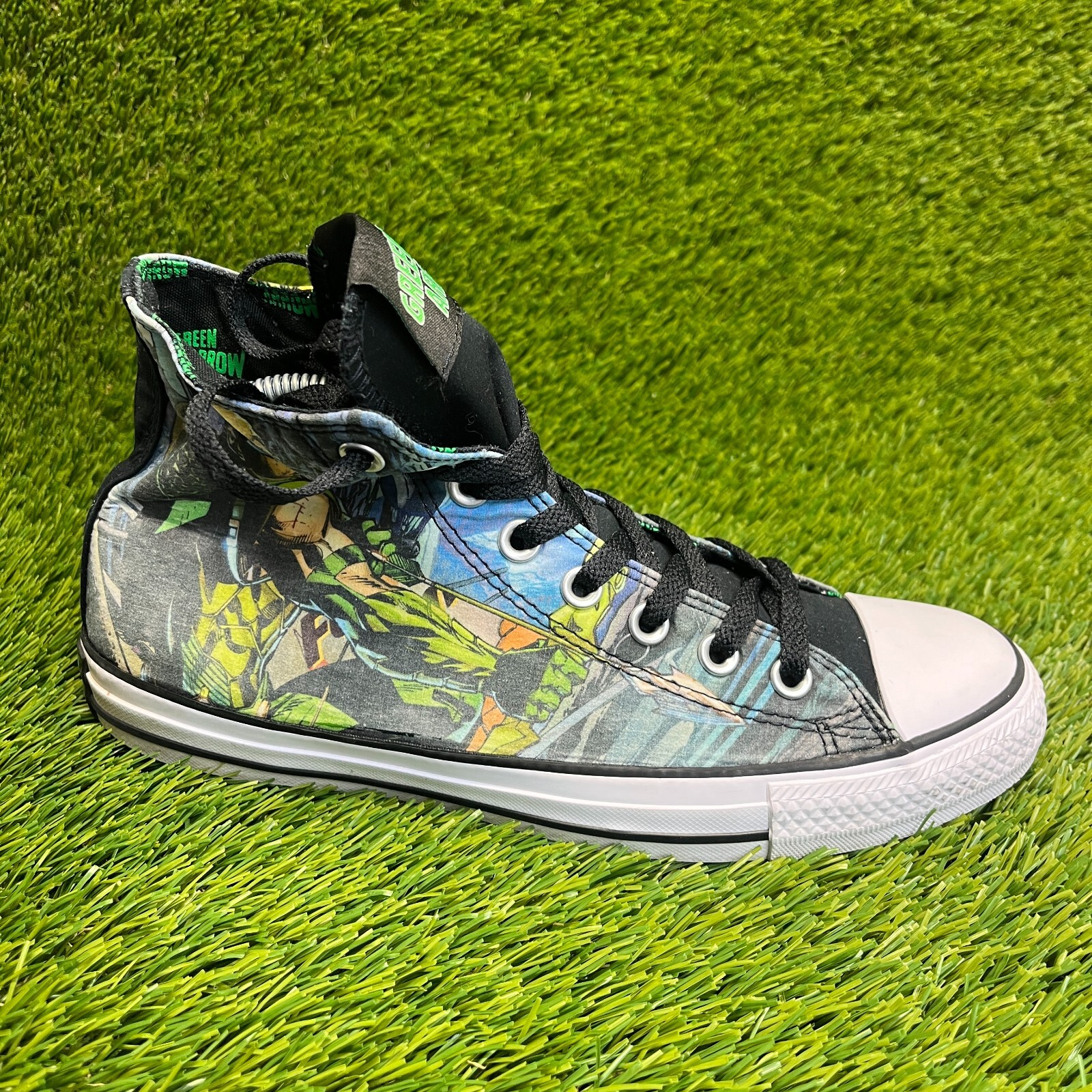 Converse CT All Star DC Comics Mens Size 8 Black Green Walking Shoes Sneakers