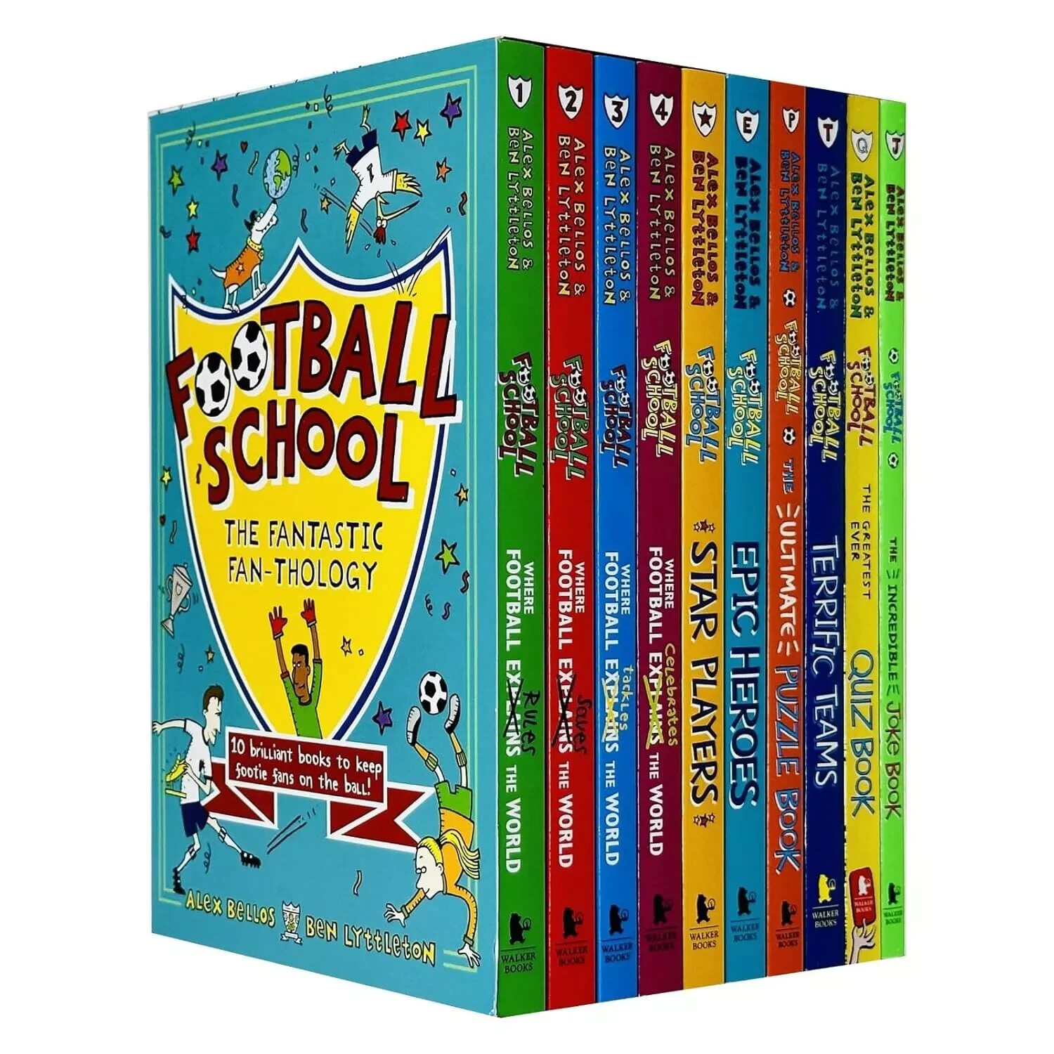 Football School Fantastic Fan-Thology 10 Books Collection Box Set By Alex Bellos