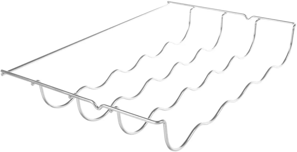 Griglia Portabottiglie Frigorifero Cromato 458x290,5x69mm Per Bosch Siemens (KSZ10030, 11010062)