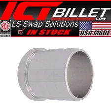 2.0" Aluminum Weld Barb - Weldable Fitting Nipple 2" Radiator Tank Hose Fitting