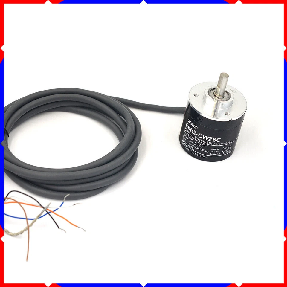 Omron E6B2-CWZ6C 100P/R 200P/R 300P/R 400P/R 500P/R 800P/R 1000P/R 2000P/R Lot - Image 4 of 4