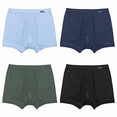 1 AMMANN Herren Unterhose mit Eingriff Komfortbund hochwertig bequem klassisch