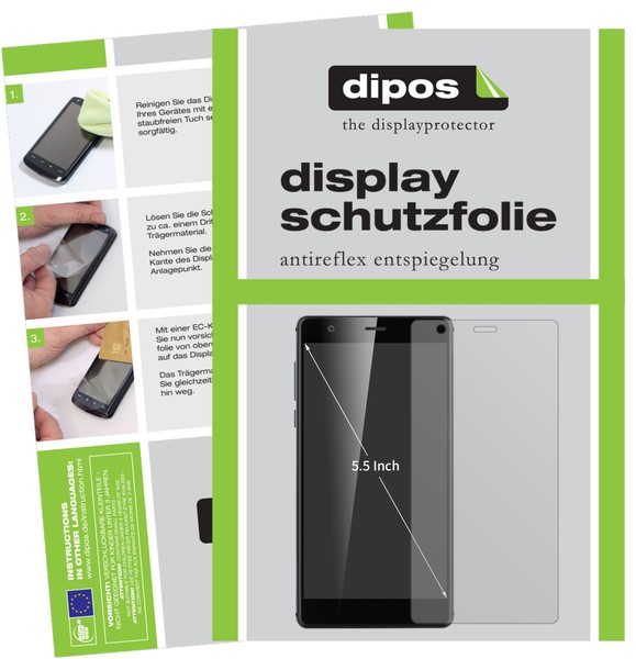 6X Schutzfolie FüR Oukitel U13 Matt Display Folie Dipos Displayfolie-image