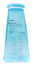 McKesson Emesis Bag, Blue, 40 oz., 6-1/2 X 15 Inch, Twist Closure, Pack of 25