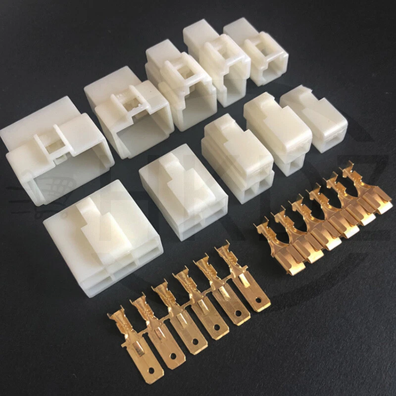 Polig Stecker Buchse Set 1,0-2,5mm²Steckverbinder KFZ Stecker 1 2 3 4 6 8 10 12 - Bild 4 von 4