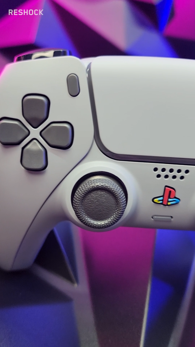 ReSHOCK™ MK II Killscreen PS1 Gray PS5 Controller ReSHOCK™ MK II Killscreen PS1 Gray PS5 Controller