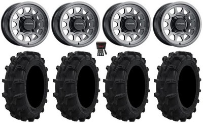 Method 414 14'' Wheels Graphite +38mm 27'' Mud XC Tires Polaris Sportsman
