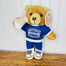 NCAA University of Kentucky Wildcats Stuffed Plush Cheer Teddy Bear Animal 11"
