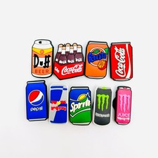 Getränke Soft Snacks Charms passt Crocs Schu...