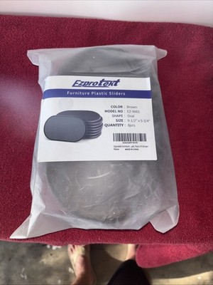 Lot of 8 Ezprotekt Furniture Movers Sliders Large 9-1/2'' x 5-3/4'' W-HHD-0049