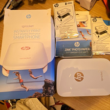 HP Sprocket Portable Zink Colour Photo Printer for 2 x 3" Paper